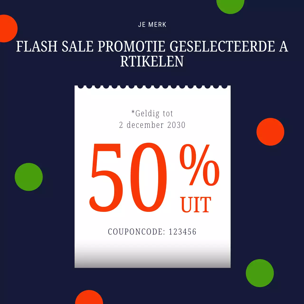 Marine Modern Sale Promotie Post