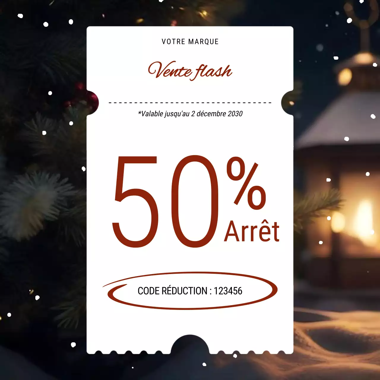 Promotion de soldes élégantes rouges