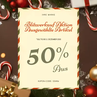 Beige Classic Holiday Promotion Post