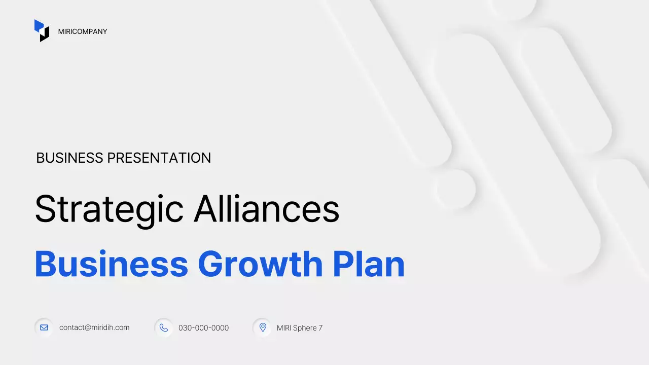 Planejamento de negócios moderno branco