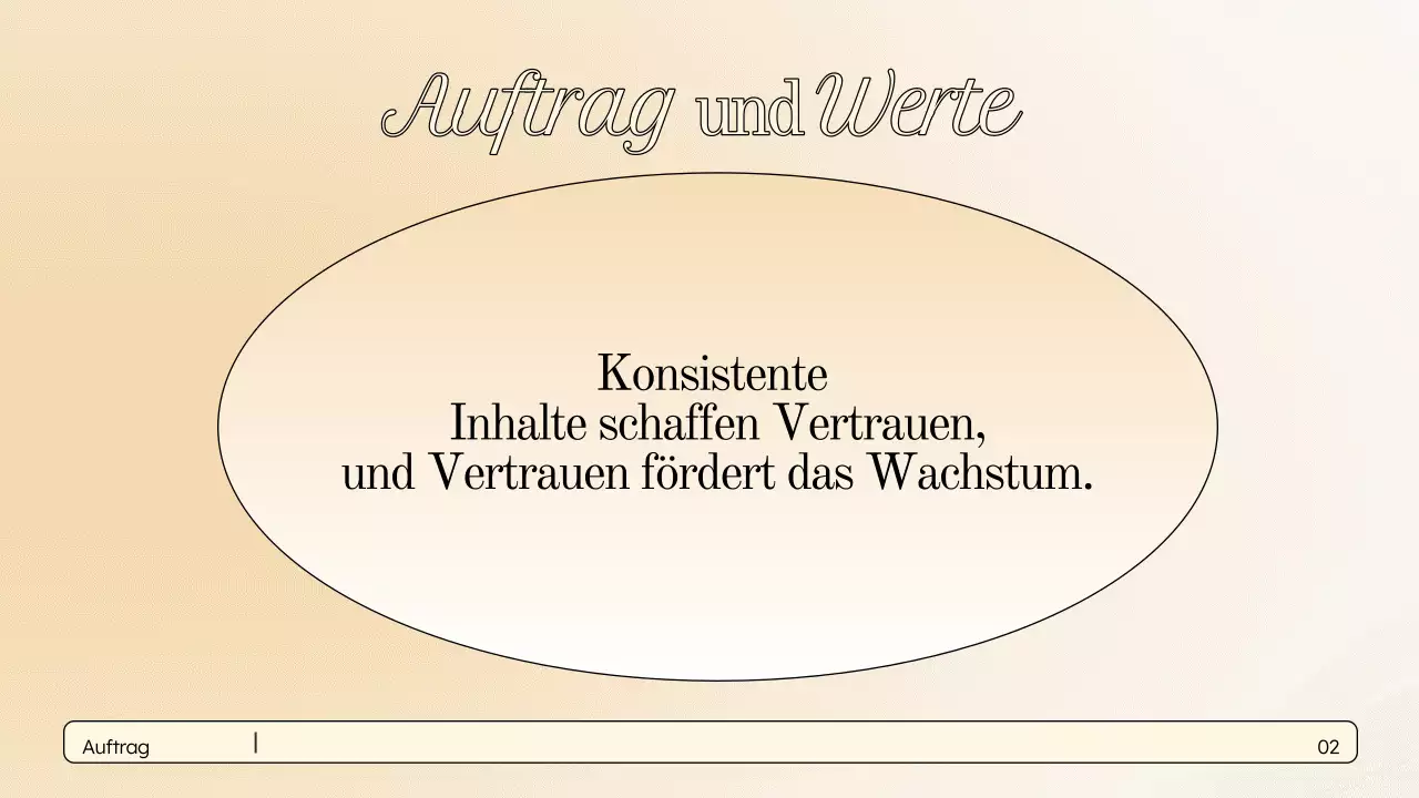 Beige Elegante Marketingpräsentation