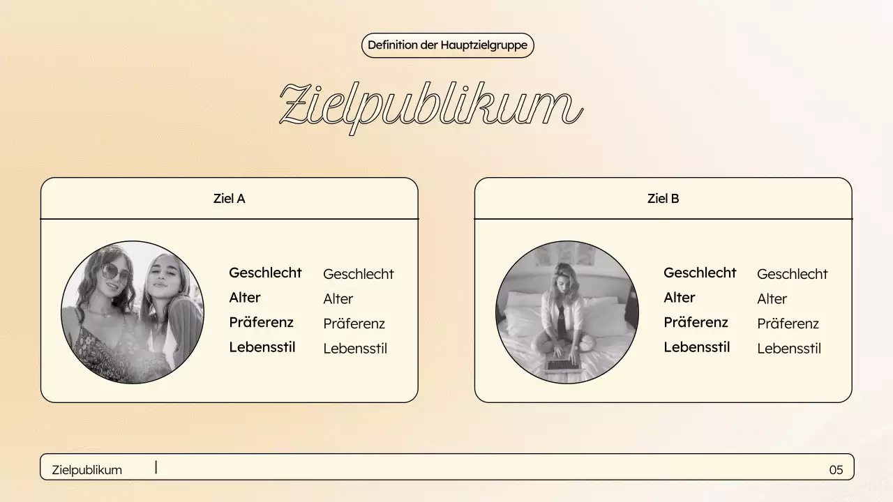 Beige Elegante Marketingpräsentation