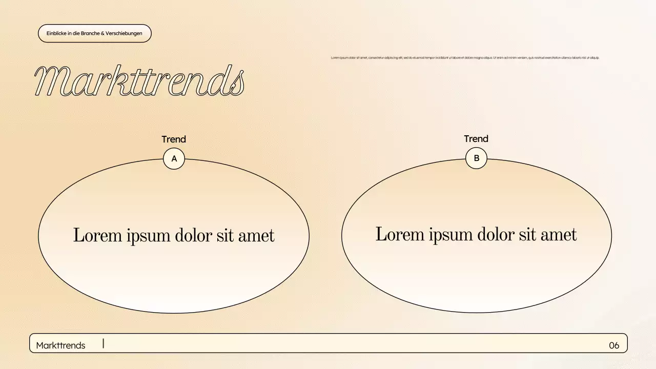 Beige Elegante Marketingpräsentation