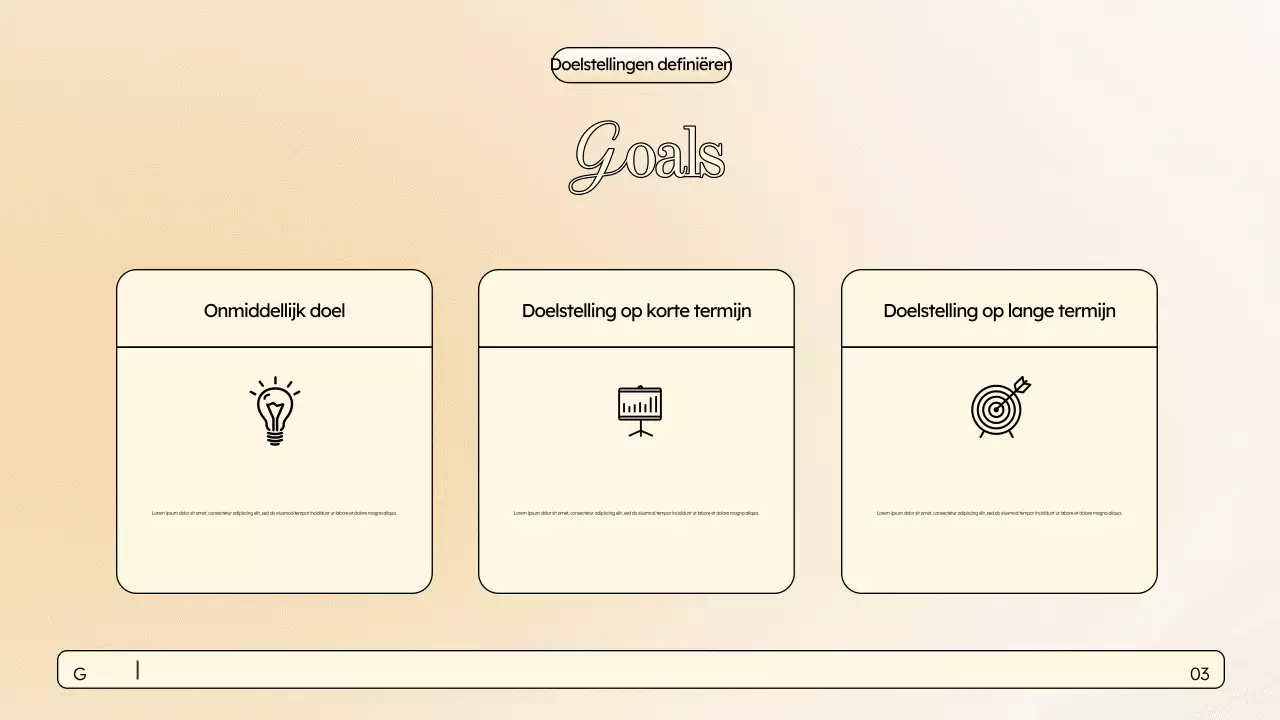 Beige elegante marketingpresentatie