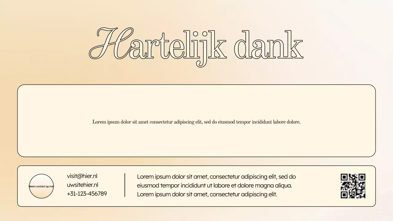 Beige elegante marketingpresentatie