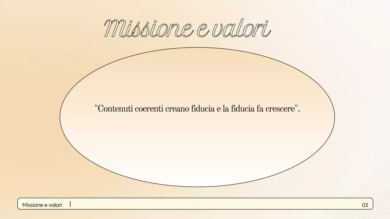 Presentazione di marketing elegante beige