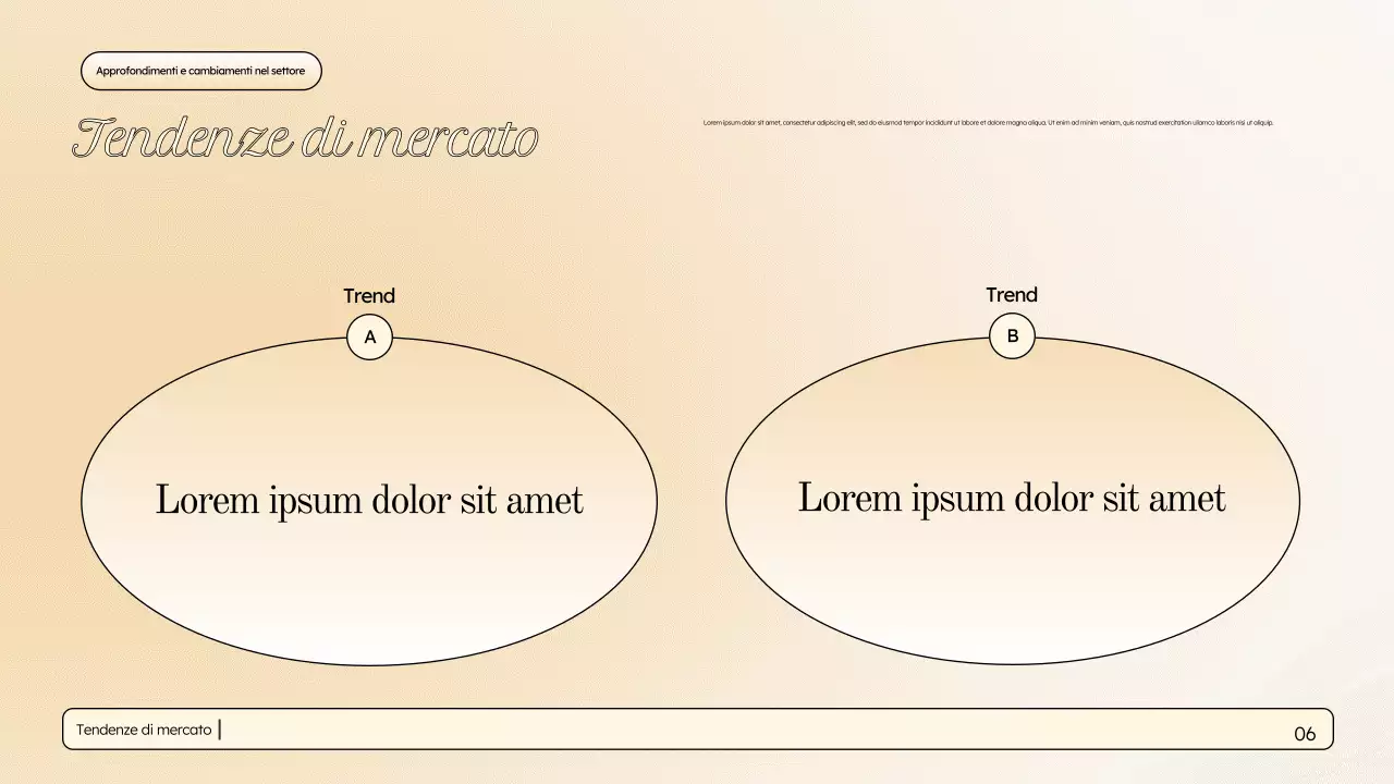 Presentazione di marketing elegante beige