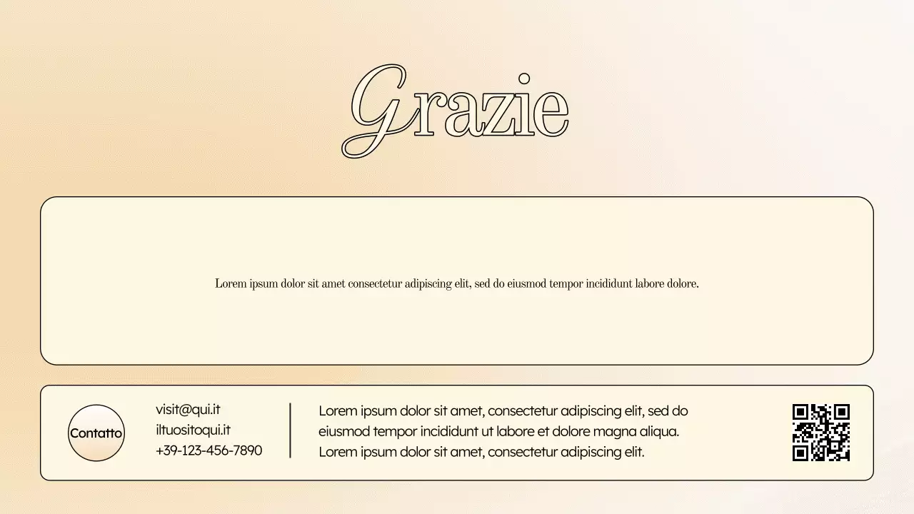 Presentazione di marketing elegante beige