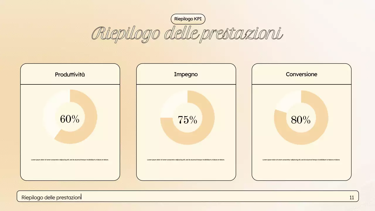 Presentazione di marketing elegante beige