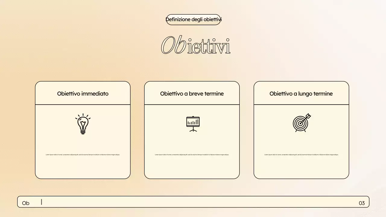 Presentazione di marketing elegante beige