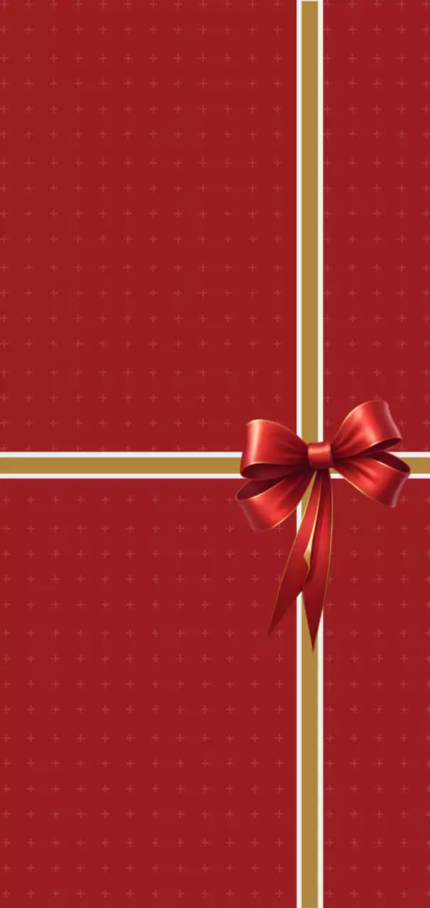 레드 우아한 크리스마스 선물 배경
