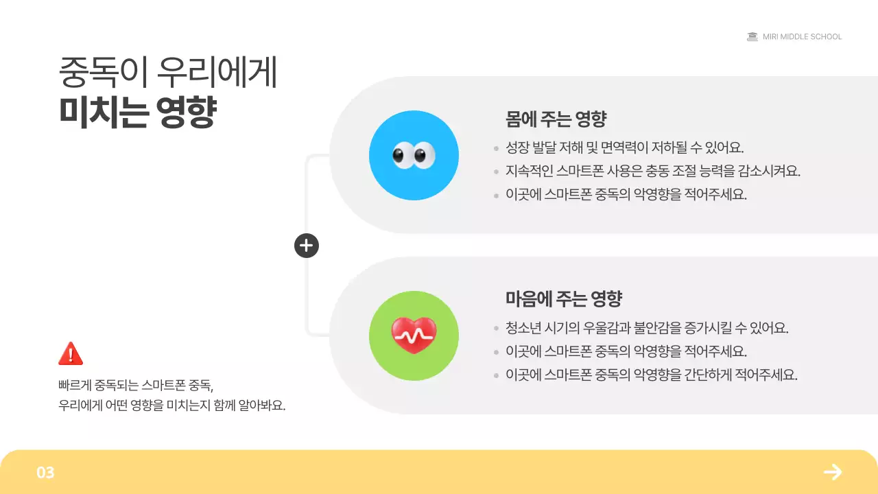 초록 심플 스마트폰 사용 설명서