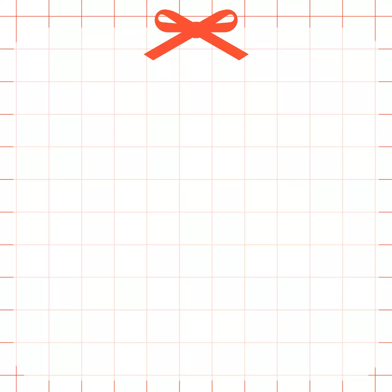 빨강 심플 문구 메모 노트