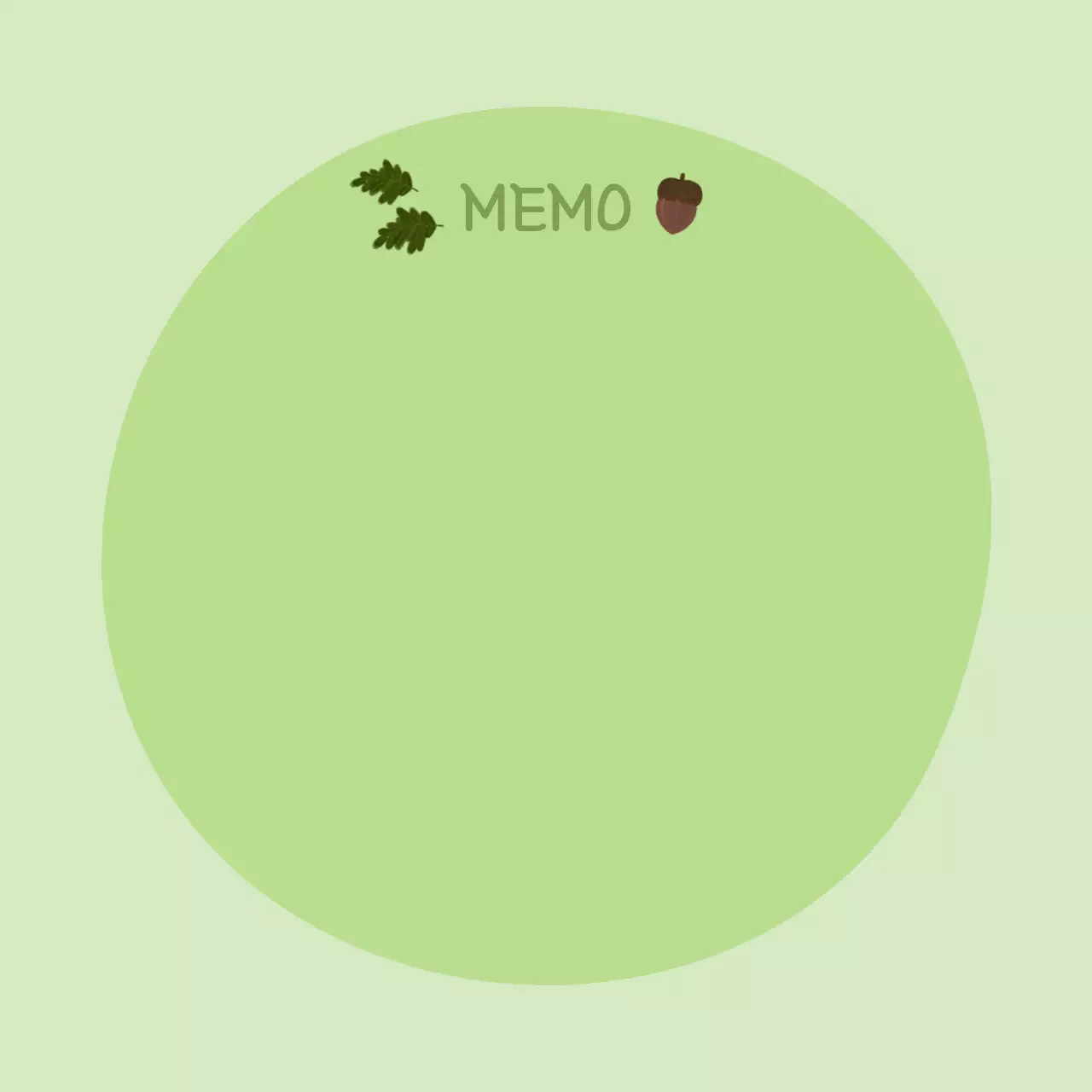 연두색 미니멀한 노트 컨셉의 개인 굿즈