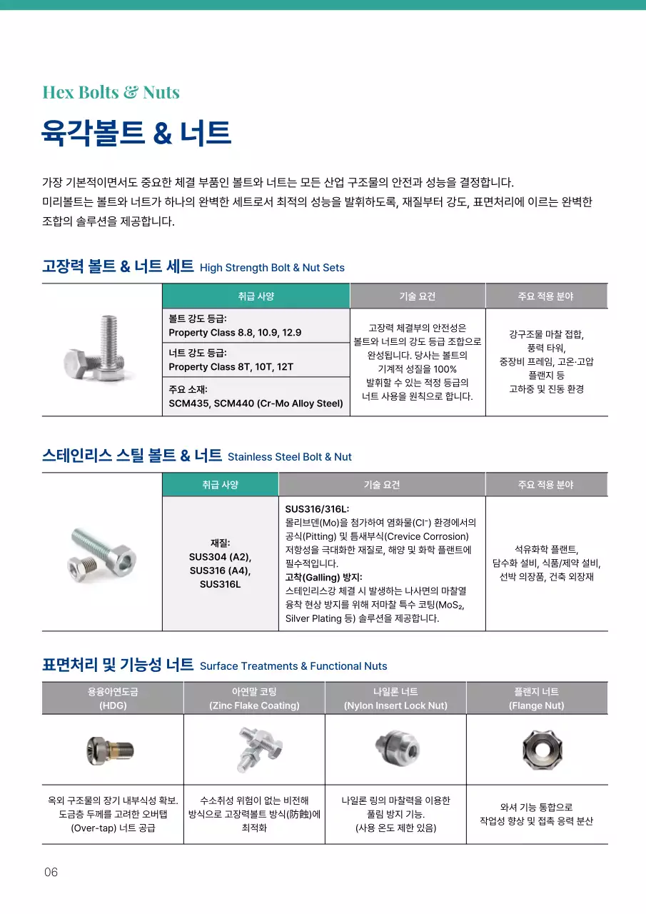 파랑 모던 산업 카탈로그