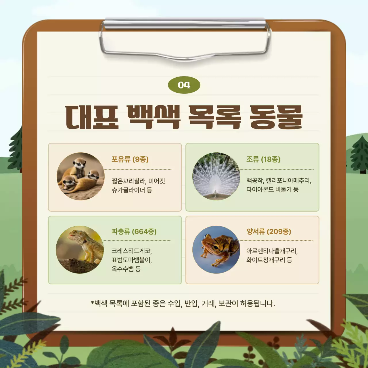 초록 아기자기한 환경 보호 캠페인