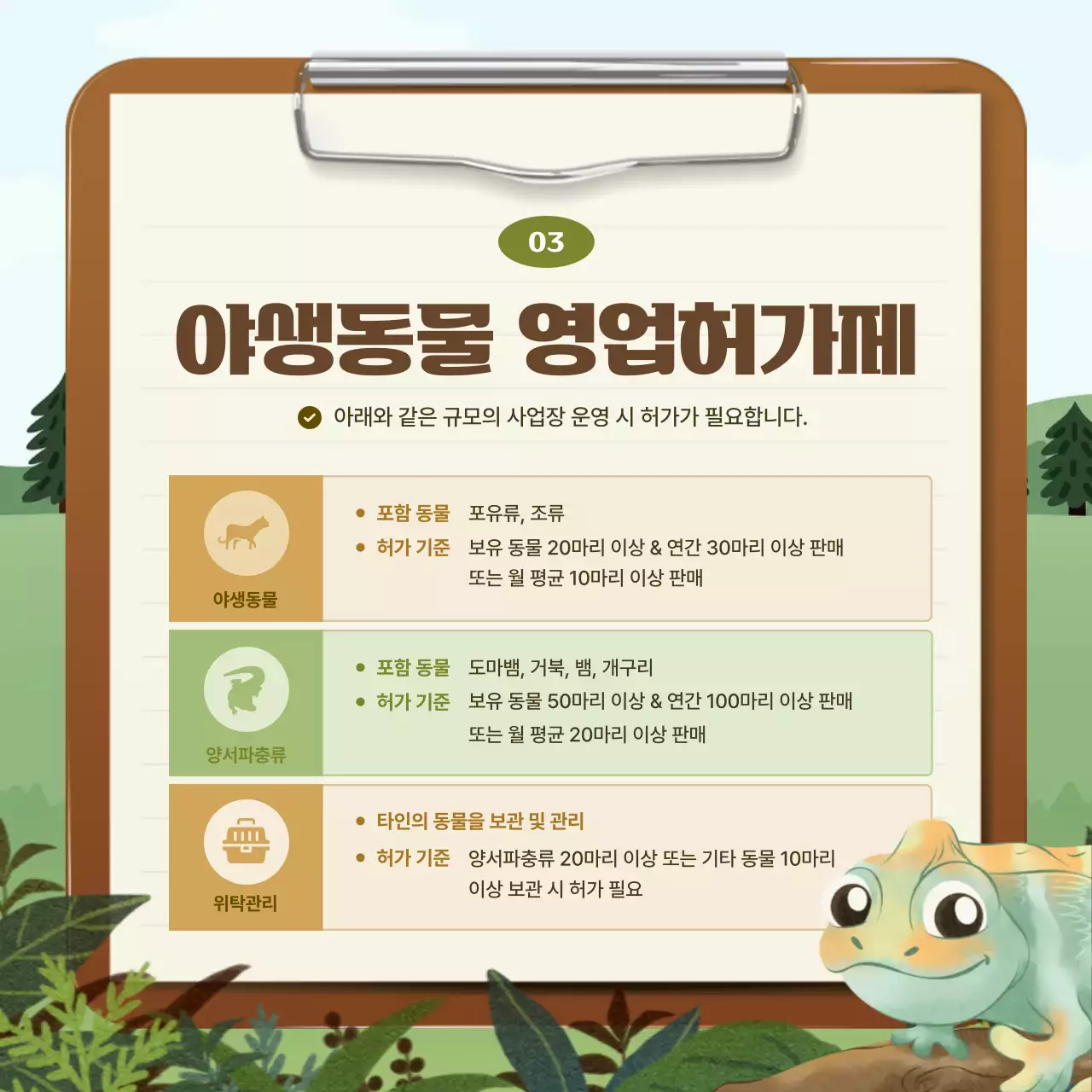 초록 아기자기한 환경 보호 캠페인