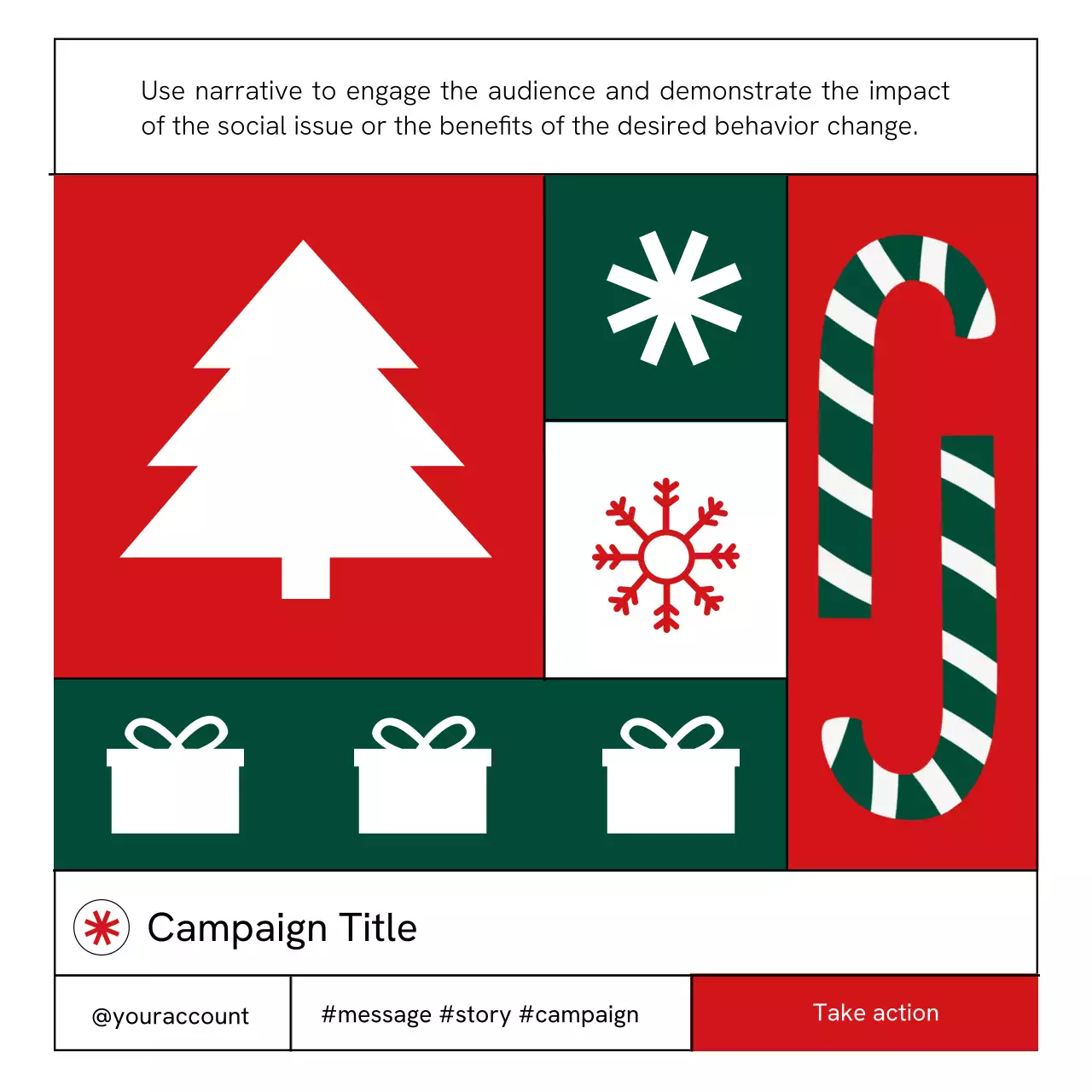 Red Modern Holiday Promotion Social Media Post