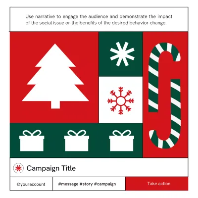 Red Modern Holiday Promotion Social Media Post