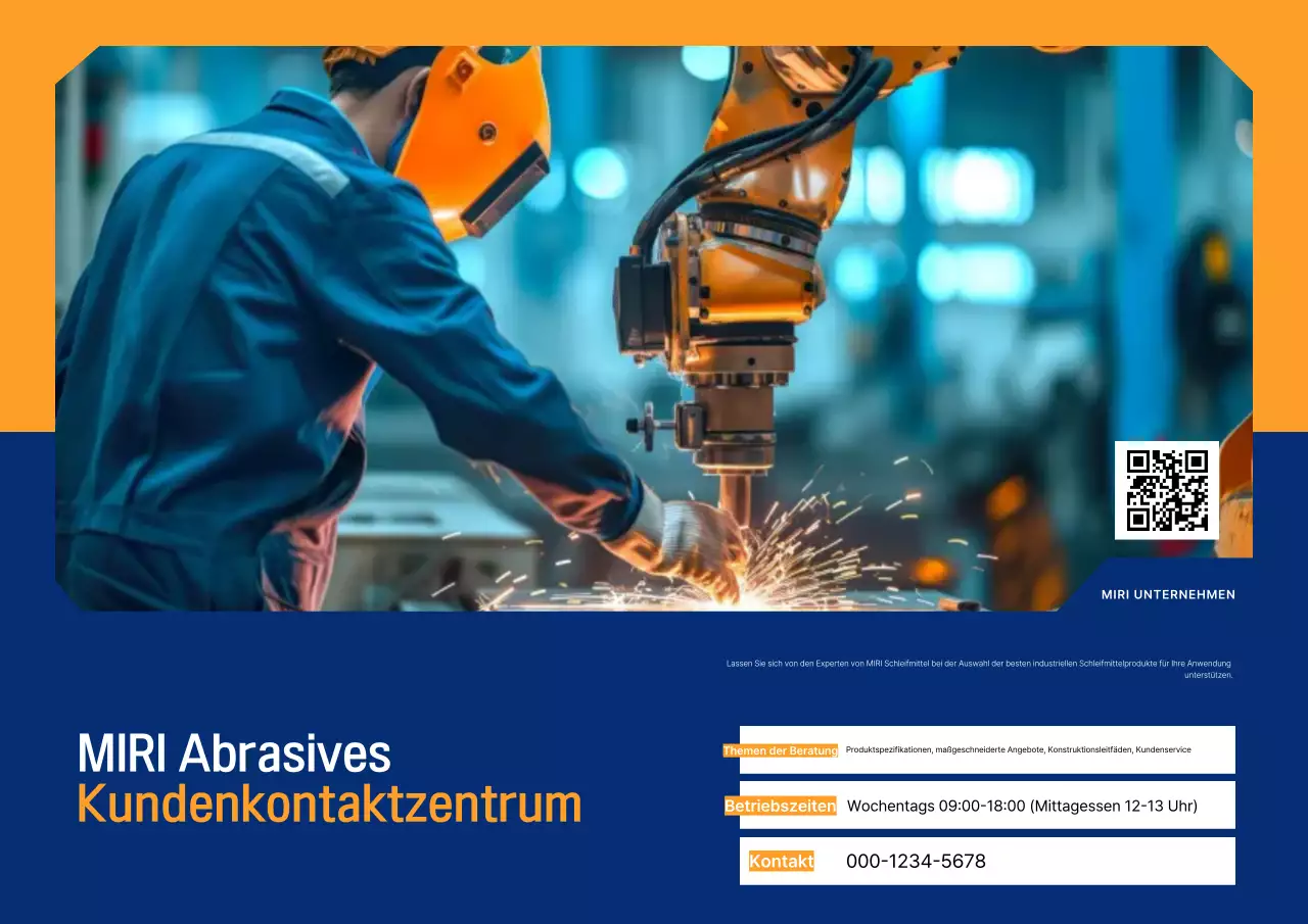 Orange Modern Abrasives Manufacturing Kundenservice