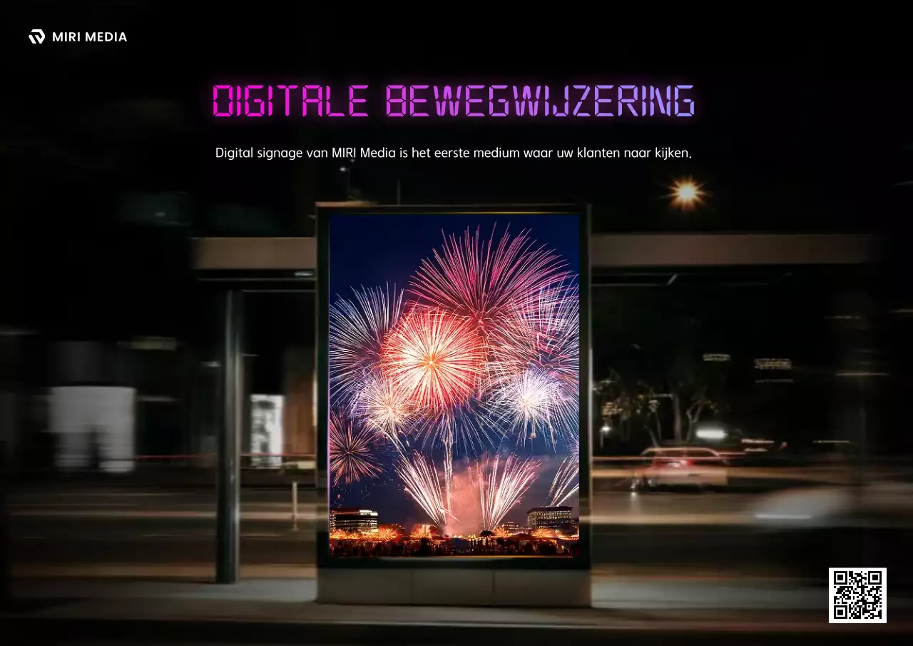 Promotie van Bora Cyber Digital Signage Production Company