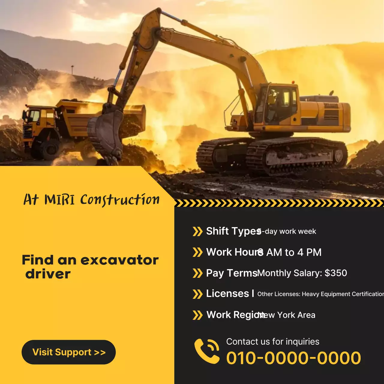 Aviso de Recrutamento Básico Laranja