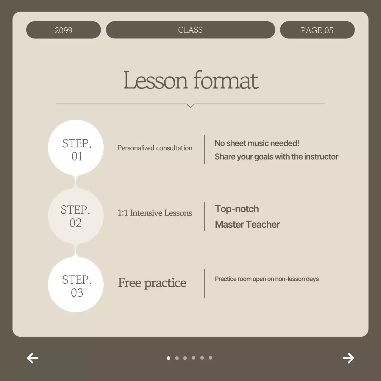 Beige Minimal Music Education Materials