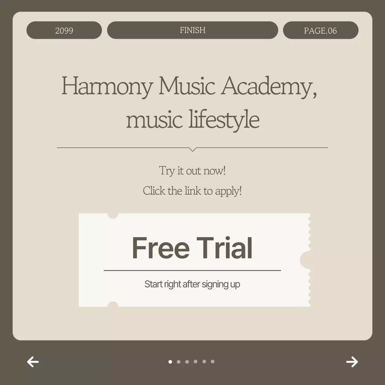 Beige Minimal Music Education Materials