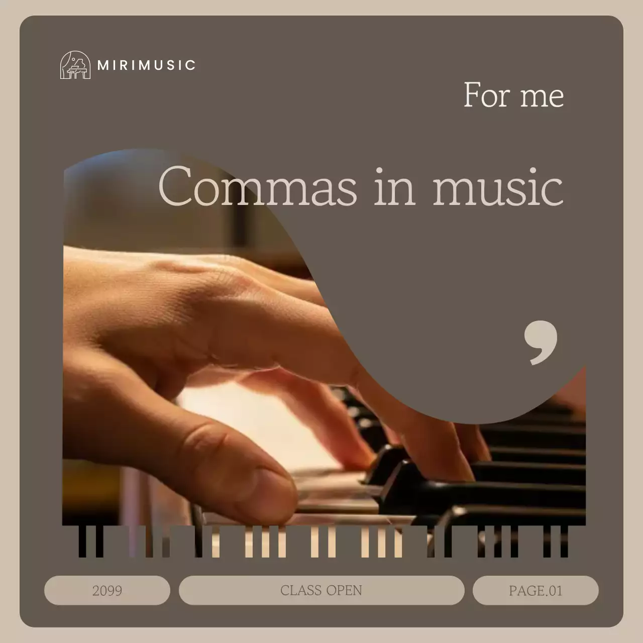 Beige Minimal Music Education Materials