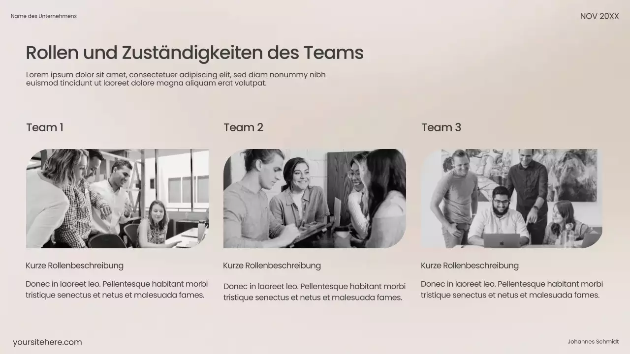 Beige Modern Verkaufspräsentation