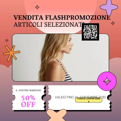 Buono promozionale Blue Y2K Bundle per i social media di Capodanno