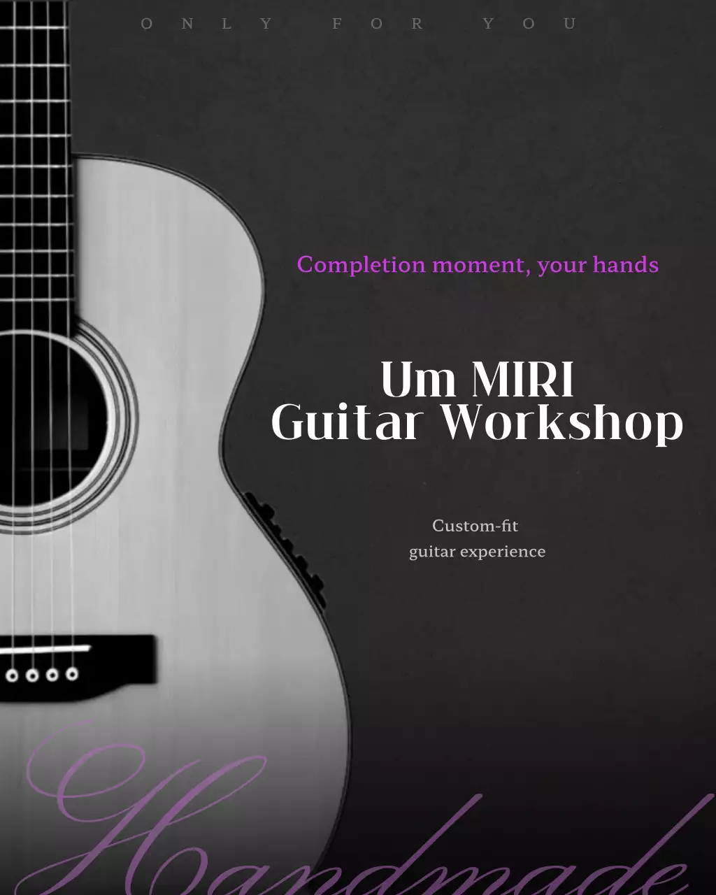 Black Classical Musical Instrument Advertisement