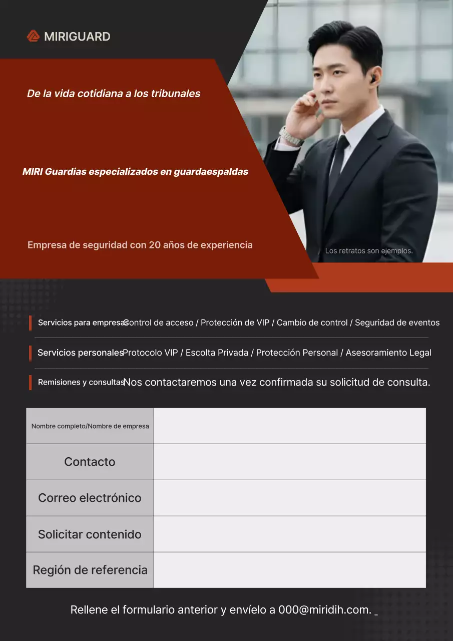 Guía de seguridad moderna roja