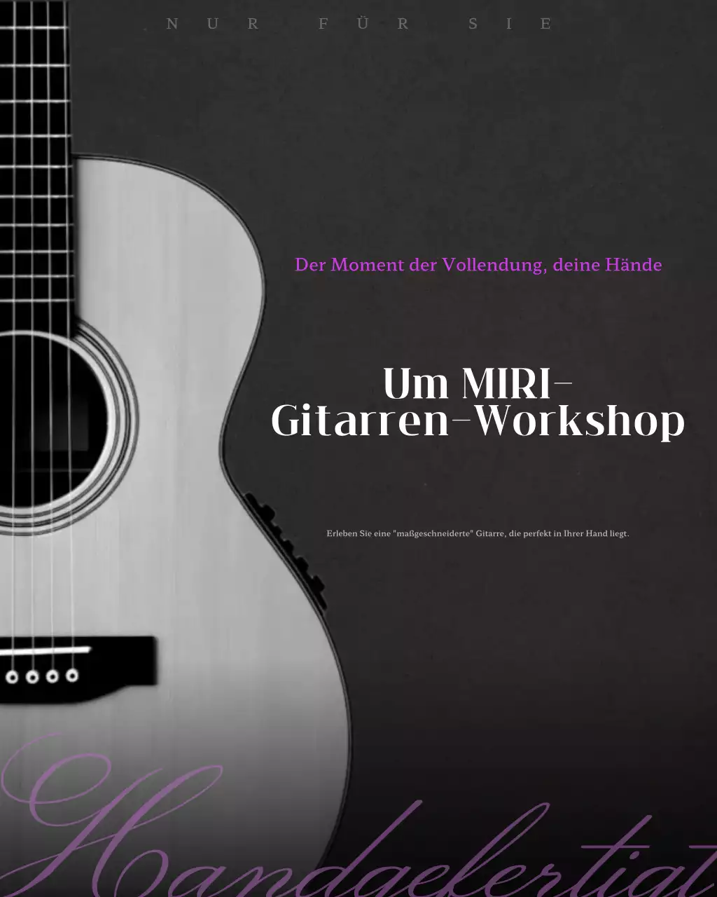 Werbung für klassische Musikinstrumente für Schwarze