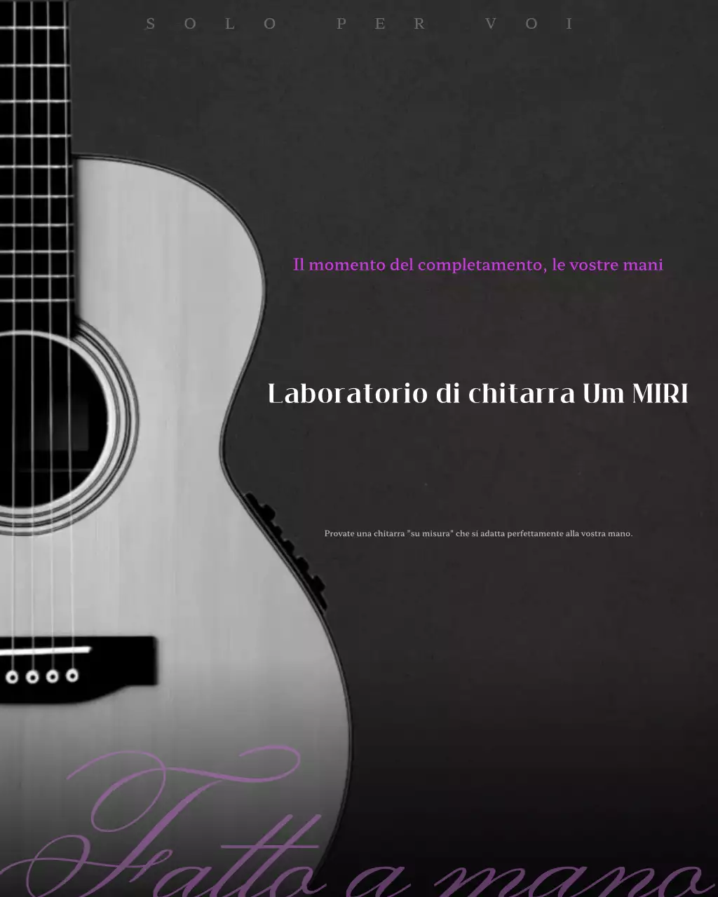 Pubblicità di strumenti musicali classici neri