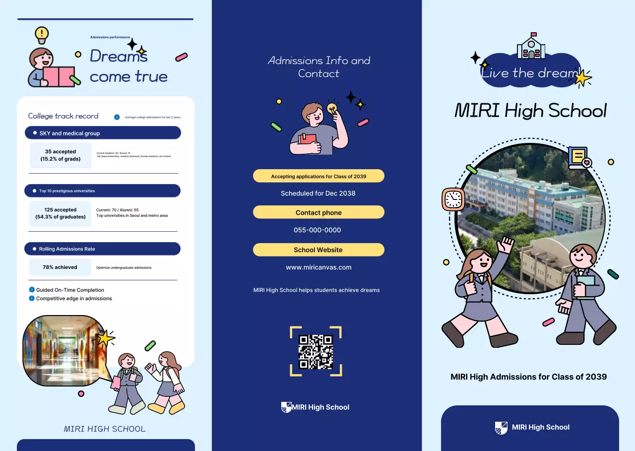 Promosi Rekrutmen Trainee Blue Simple