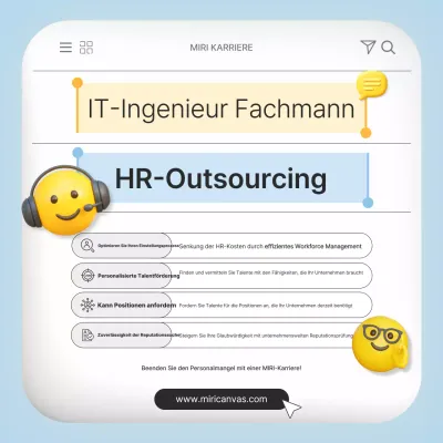 Sky Blue Clean HR Service Promotion