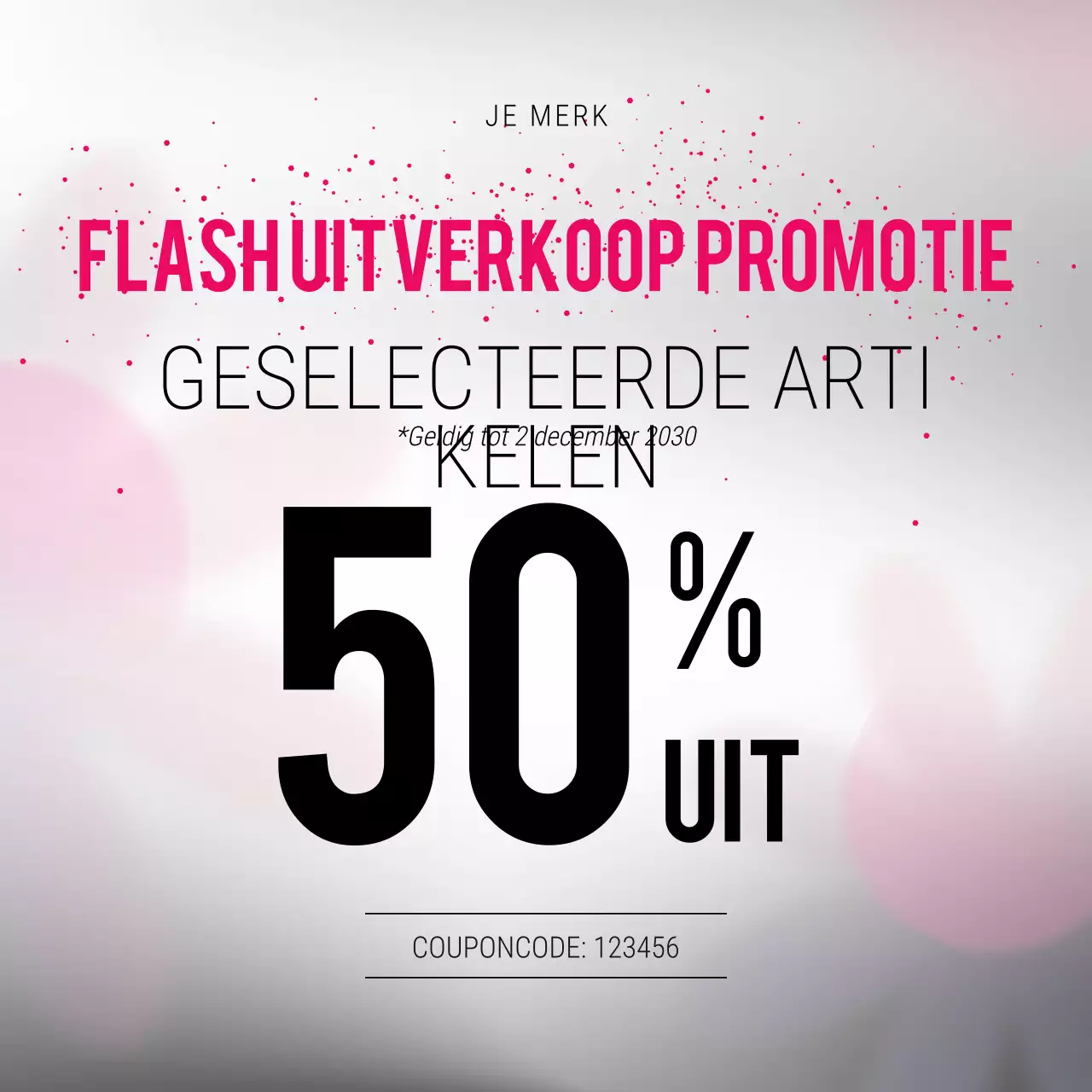 Kortingsbon voor de Blue White Minimalism Bundle voor sociale media in het nieuwe jaar