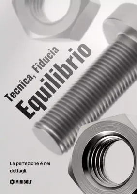 Pubblicità industriale moderna grigia