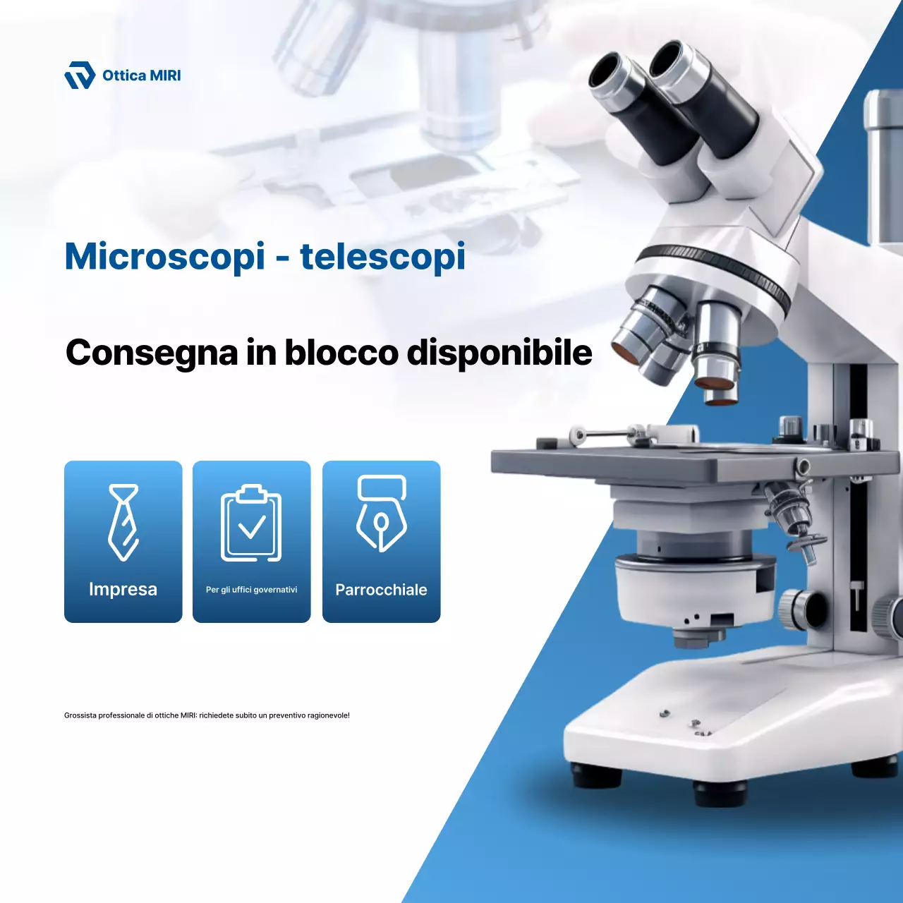 Pubblicità di Blue Modern Science