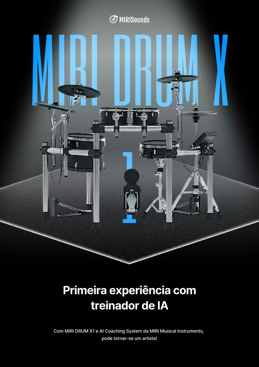 Anúncio de música moderna negra