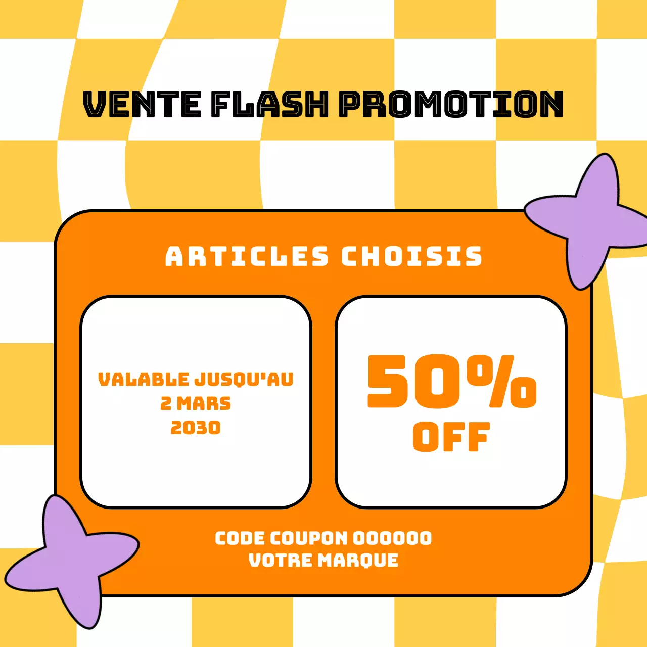 Offre spéciale sur les réseaux sociaux : coupon pour le Nouvel An sur le pack Orange Green Flat pour les réseaux sociaux
