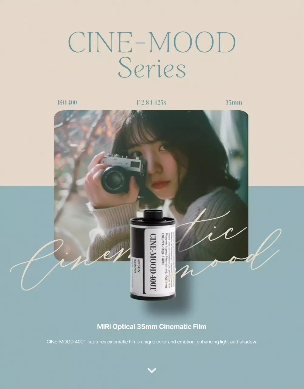 Mint Vintage Film Advertisement