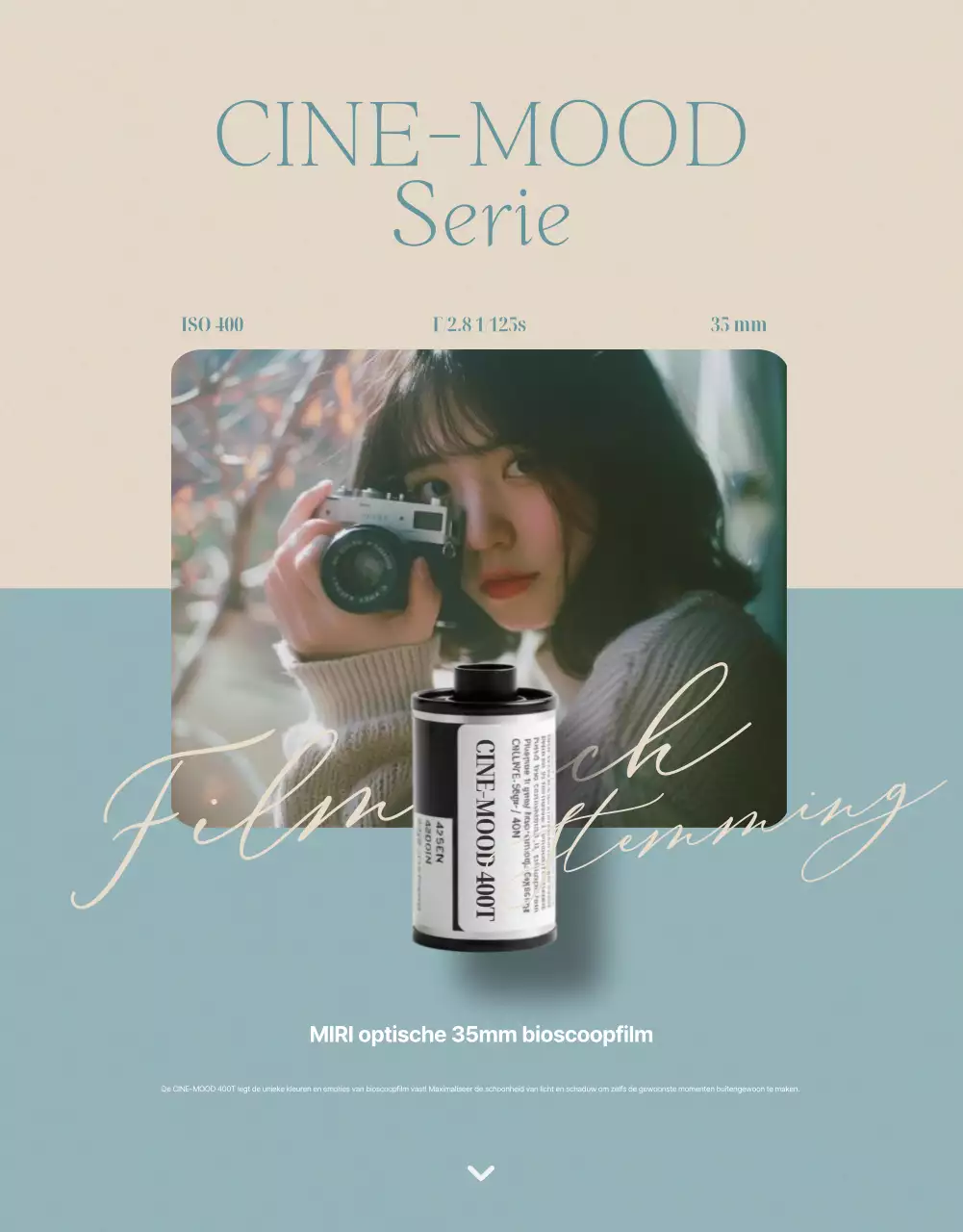 Mint Vintage Film Advertentie