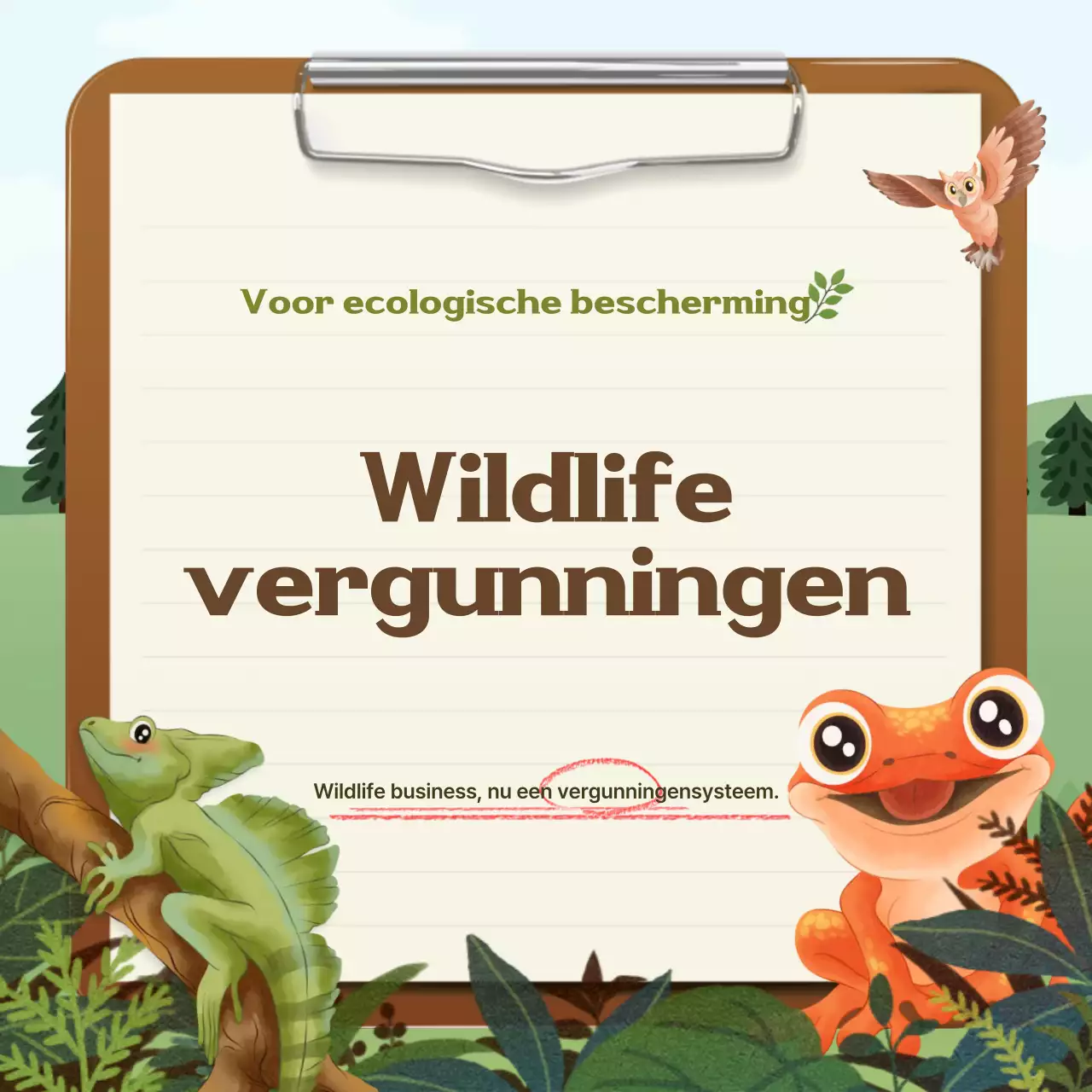 Groene Baby Milieubeschermingscampagne