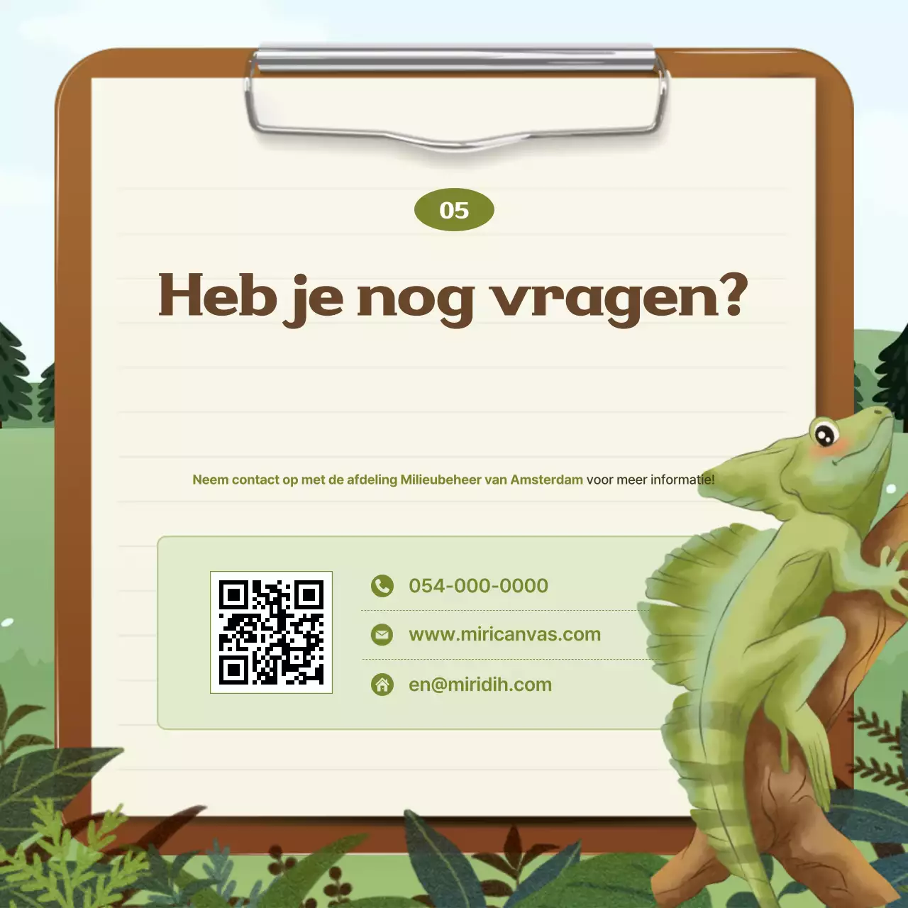 Groene Baby Milieubeschermingscampagne