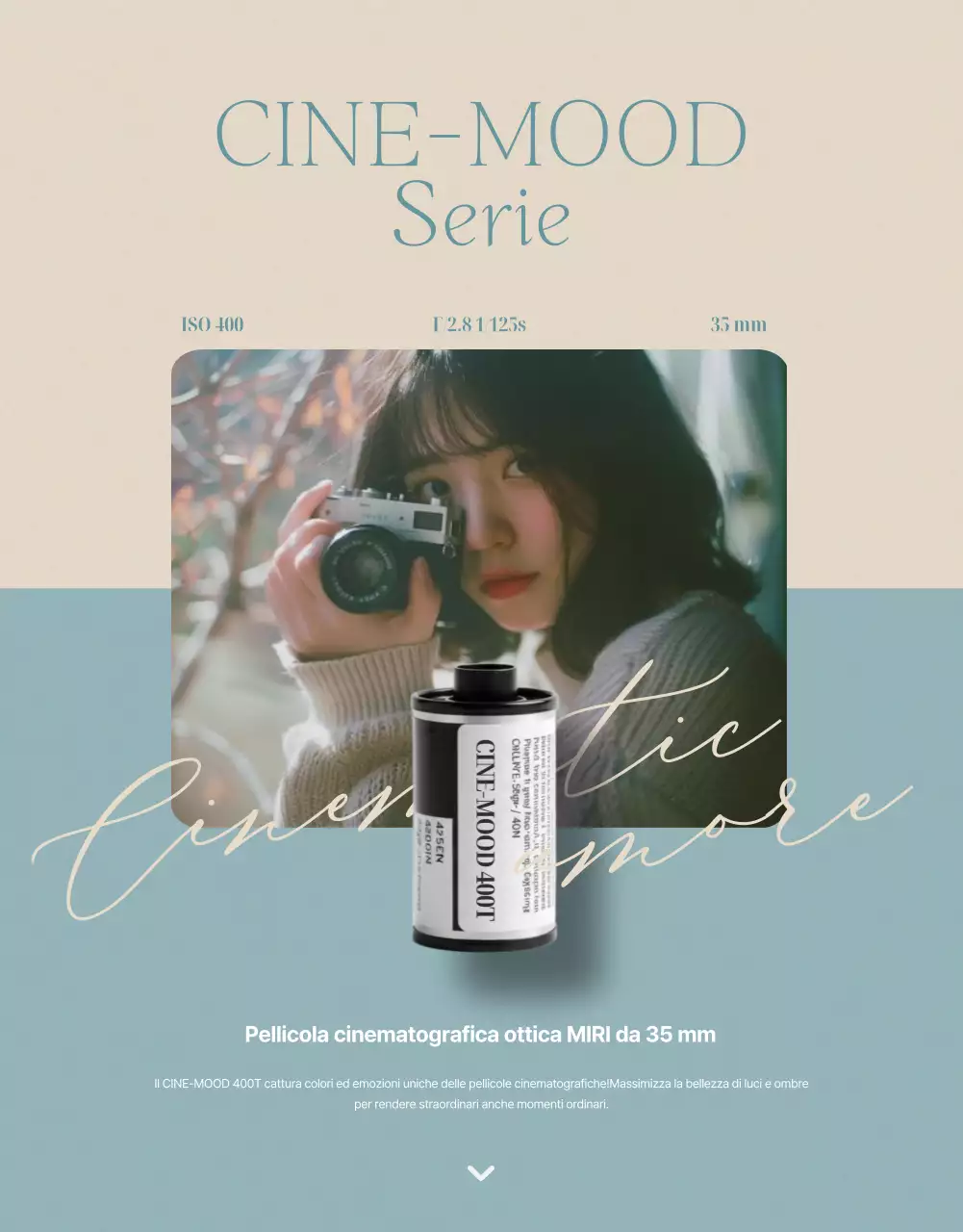 Pubblicità cinematografica vintage in perfette condizioni