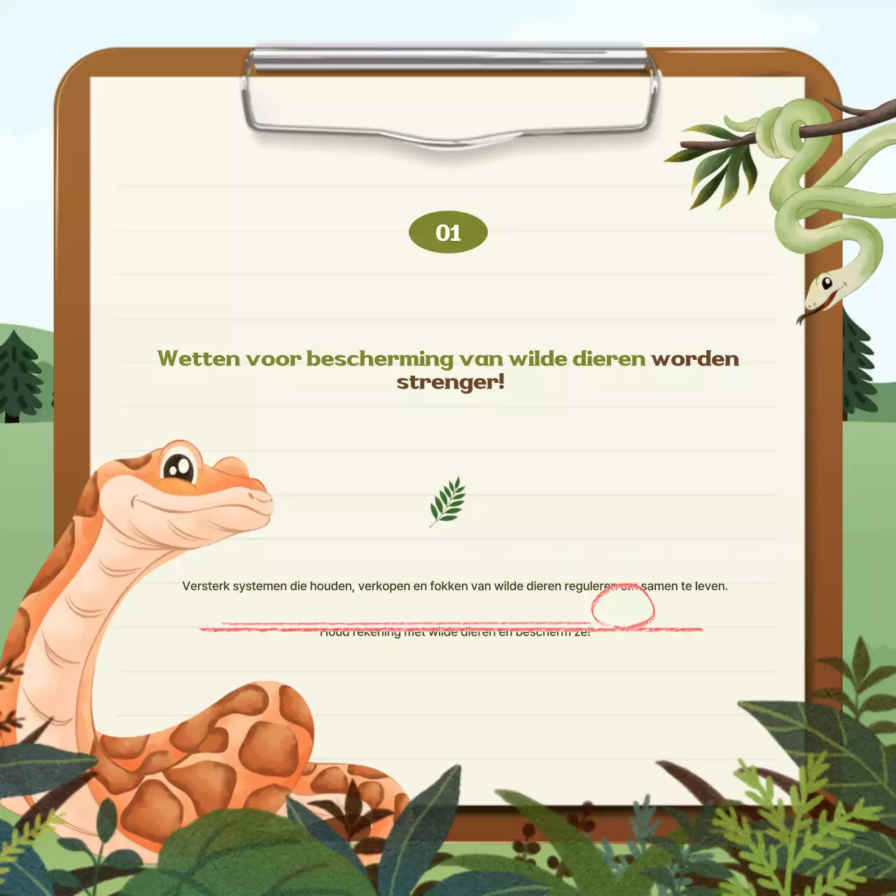 Groene Baby Milieubeschermingscampagne