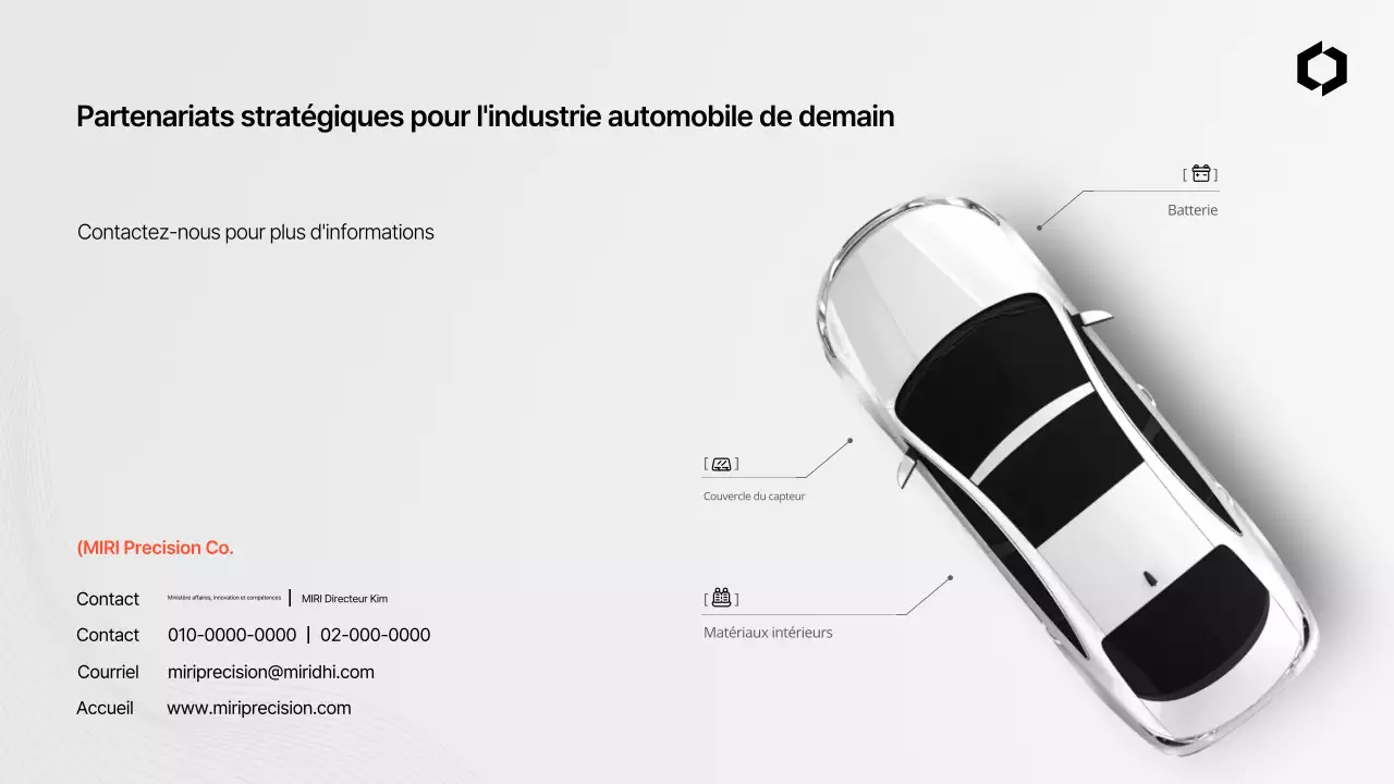 Rapport sur les voitures modernes noires