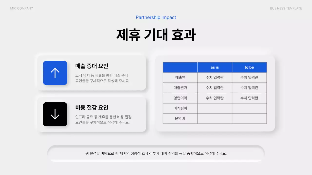 흰색 모던 비즈니스 기획